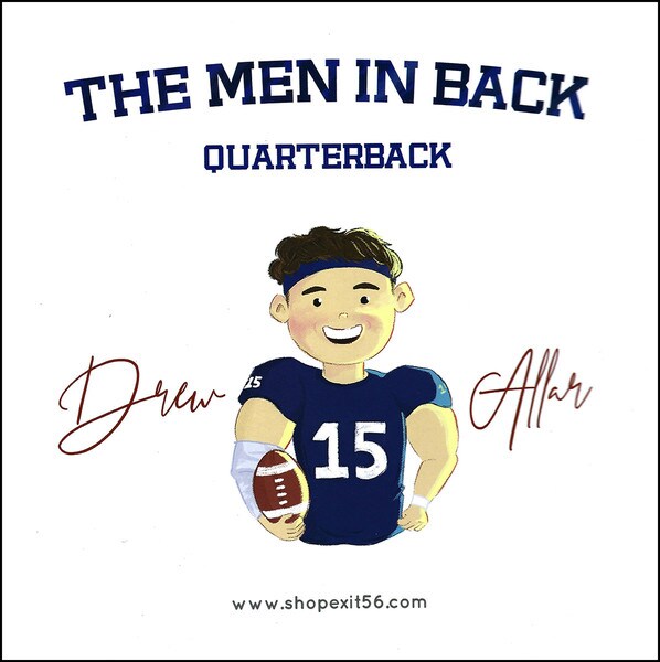 book cover The Men In Back Quarterback